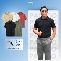 ราคา PAPAGO เสื้อโปโลระดับพรีเมียมสําหรับผู้ชายกลาง - P25PLCT002 (41973659759)
