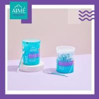 ราคา AIME คอตตอนบัดเมคอัพ 2in1 บรรจุ80ก้าน/กระปุก สำลีก้านกระดาษ 2 หัว เกลี่ยเมคอัพเฉพาะจุด (28943462768)