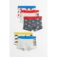 ราคา H&M(เอชแอนด์เอ็ม) ชุดกางเกงในทรงบรีฟ 5 ชิ้น เด็กผู้ชาย 1010215_9 (28236562596)