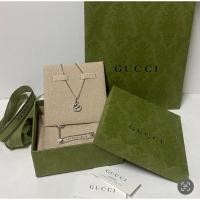 ราคา New Gucci necklace sliver 50cm GG (21370933774)