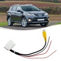 ราคา [ES] ❀สําหรับโตโยต้ากล้องมองหลังสํารองสายอะแดปเตอร์สาย24เข็มหมุด (52301302038)