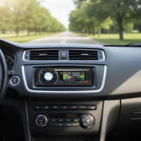 ราคา 1 Din 12V เครื่องเสียงรถยนต์วิทยุ, บลูทูธ FM, เครื่องเล่น MP3 อเนกประสงค์ (48200759508)