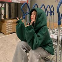 ราคา ❥ เสื้อมีฮู้ดสไตล์ฮิปฮอปสำหรับผู้หญิงเสื้อทรงหลว (26029795126)