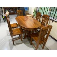 ราคา โต๊ะกินข้าวไม้สักราคาส่ง (14504452222)