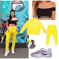 ราคา กางเกงวอร์ม แฟชั่นสุดฮิต สีเหลือง (1350752904)