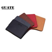 ราคา GUATE กระเป๋าใส่บัตรหนังแท้ รุ่น CDS หนังฝอกฝาด ซองใส่บัตร หนังแท้100% กระเป๋าบัตร Card Holder (15905509819)