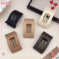 ราคา ซูฮะ 1ชิ้นผมกรงเล็บ,กิ๊บติดผมเกาหลีที่สวยหรู,แฟชั่นสีทึบจัดแต่งทรงผมแบนสําหรับผู้หญิงสาวอุปกรณ์ผม (41713324333)