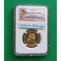 ราคา เหรียญเกรด NGC PF69 Ultra Cameo Sacagawea Dollar ปี 2006-S (26551873161)