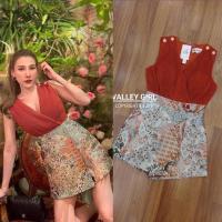 ราคา จั้มสั้นวิ้งแขนกุด กางเกงกระโปรงผ้าทอ (22217875134)