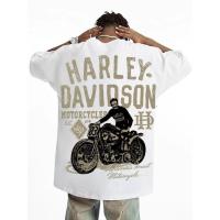 ราคา Harley Davidson Motorcycle Old School T-shirt | Baju Harley Davidson | High Quality | 190GSM Premium Cotton (24322136951)