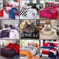 ราคา ‍♀️ LVชุดผ้าปูที่นอน/ปลอกหมอน/ พร้อมผ้านวม (ชุดเครื่องนอนครบชุด6ชิ้น)ชำระเงินปลายทาง สินค้าพร้อมส่ง (11511213943)
