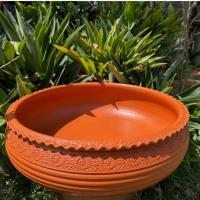 ราคา อ่างดินเผา อ่างเลี้ยงปลาดินเผามีลายปากหยัก ( เฉพาะอ่าง ‼️)เหมาะสำหรับเลี้ยงปลา ปลูกบัว จัดสวน (40103110479)