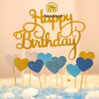 ราคา ป้าย Happy Birthday สําหรับตกแต่งเค้กวันเกิด (27971029682)