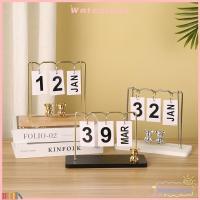ราคา WNTEOLAND ปฏิทินพลิก, เครื่องประดับปฏิทินตั้งโต๊ะขนาดเล็ก DIY, ชิงช้าหมีไม้สร้างสรรค์ตกแต่งบ้านปฏิทินถาวร (43014310768)