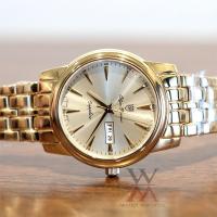 ราคา นาฬิกา OP (Olym Pianus) รุ่น 5672M-406E Sapphire Quartz (หน้าทอง-เรือนทอง) (27255052382)