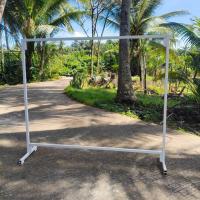 ราคา MT066 ราวตากผ้า ที่แขวนเสื้ออเนกประสงค์ ราวตลาดนัด เหล็กหนา/ใหญ่ งานแข็งแรง เน้นใช้งานระยะยาว (29723687825)