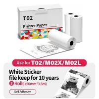 ราคา Phomemo สติกเกอร์ความร้อนต่อเนื่องขนาด 50 มม. สำหรับเครื่องพิมพ์ T02 M02 M03 M04S M04AS(3 ม้วน) (25014401289)