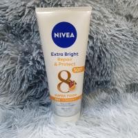 ราคา Nivea นีเวีย เอ็กซ์ตร้า ไบรท์ รีแพร์ แอนด์ โพรเทค บอดี้ เซรั่ม เอสพีเอฟ50 พีเอ+++ 320 มล. x1หลอด (46351690215)