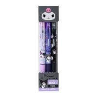 ราคา Sanrio Friction Ball Knock 3-Piece Set - Hello Kitty, Kuromi, and Cinnamoroll - 0.5mm Black Gel Pens, Japan Diary/ Journal Stationery (53301313783)