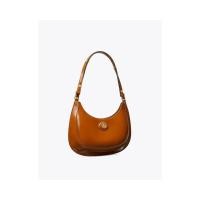ราคา กระเป๋า Tory Burch ทอรี่ เบิร์ชของแท้ กระเป๋า Robinson Spazzolato Convertible Crescent Bag (24434219090)