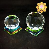 ราคา ลูกแก้วคริสตัล ฐานเหลี่ยม ขนาด 3, 4, 5, 6 ซม (1538907604)