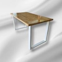 ราคา โต๊ะ/โต๊ะทำงาน/โต๊ะอาหาร ไม้ยางพาราประสาน♦️ขาเหล็ก 2"♦️ ขนาด 60x120x75cm (กว้างxยาวxสูง) (28255166801)