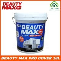 ราคา BEAUTY MAX ขนาด 18.925 ลิตร สีรองพื้น สีรองพื้นปูน รองพื้น สีรองพื้นปูนใหม่ สีรองพื้นปูนเก่า ทูอินวัน สูตรน้ำเนื้อสีขาว (5697421651)