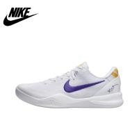 ราคา ♞Nike Kobe 8 Protro รองเท้าบาสเก็ตบอลต่ำระบายอากาศสำหรับผู้ชายและผู้หญิงรองเท้าผ้าใบสีขาว HF9550-10 (26087465962)