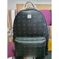 ราคา กระเป๋าเป้ MCM แท้ไซส์ M แบบหมุดด้านข้าง อะไหล่สีเงินรมดำ ลาย Visetos (16276928489)