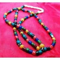 ราคา 65 ซม. 130 กะรัต สร้อยคอลูกปัดโบราณ ทราวดี สร้อย สร้อยคอ ลูกปัด Necklace ลูกปัดโบราณ ทรงธรรมชาติ สร้อยลูกปัดธรรมชาติ100% (1006539399)