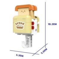 ราคา Spongebob Pen Holder Building Builds Shelf ที่เข้ากันได้กับ LEGO Assembly Anembly Desktop เครื่องปร (27037028671)