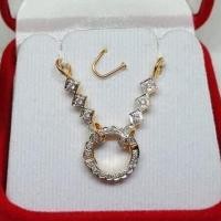 ราคา ♞ขั้วสร้อยฝังเพชร ทองแท้9k ราคาโ SAX (28385343350)