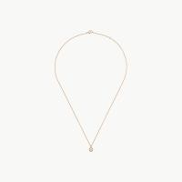 ราคา De Beers De Beers Aura Rose Gold Round Bright Cut Diamond Necklace (41620461904)