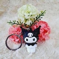ราคา GANTUNGAN Kuromi พวงกุญแจพวงกุญแจยางธรรมดา Kuromi ยาง Std (42055718432)