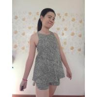 ราคา (ส่งฟรี)​ ชุดเข้า​เซท​ ผ้าทวิต​ ผ่าหลัง​ ขาสั้น​ อก​ 34​ กางเกง​ 24-28​ สะโพก​ 38​ ขายาว​ 12.5 (9221938638)