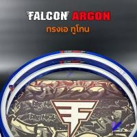 ราคา วงล้อ Falcon ทรงเอ ทูโทน สีน้ำเงิน 1.4 - 17 ราคาต่อ 1 คู่งานยิงทราย (25696444757)