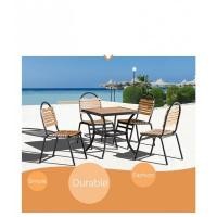 ราคา GlobalHouse Delicatoโต๊ะสนาม ขนาด70×70×73ซม. รุ่น HB07 สีไม้ สินค้าของแท้คุณภาพดี (27310032925)