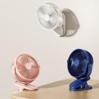 ราคา พัดลมพกพา 6 นิ้ว 4 สี อัจฉริยะ 3 สปีด พัดลมหนีบ ตั้งโต๊ะ ปรับมุม พัดลมติดรถยนต์ 836 (29928732390)