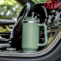 ราคา KIA EV5 EV9 Sorento Carnival 40oz ถ้วยรถยนต์ / 304 ถ้วยสูญญากาศความร้อน 1200ML (43957021753)