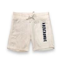ราคา abercrombie กางเกงขาสั้น มีเชือกผูกเอว สีขาว ปักโลโก้ ใส่สบายพร้อมส่ง (24779692190)