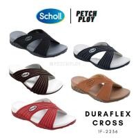 ราคา Scholl รุ่น Duraflex Cross 1F-2236 รองเท้าสกอลล์ ใส่สบาย น้ำหนักเบาและทนทาน (42170784320)