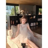 ราคา เซ็ต 3ชิ้น เซ็ตมินิเดรสสายเดี่ยว คลุมลูกไม้ซีทรู ผ้ามุ้งผูกโบว์คอ (40101028279)