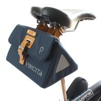 ราคา กระเป๋าใต้อานจักรยานทรงวินเทจ ทรงแข็ง VINCITA B153T-S TEMPO (6917169031)