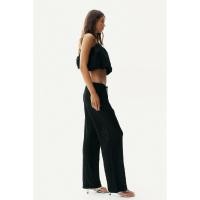 ราคา H&M(เอชแอนด์เอ็ม) กางเกงทรงผ้าถักลูกไม้พร้อมเชือกผูกรัด ผู้หญิง 1293806_1 (41552169283)