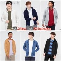 ราคา ∏Uniqlo เสื้อฮู้ด AIRism UV protection มีซิป เสื้อกันแดด (9776944850)