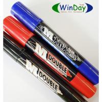 ราคา ปากกามาร์คเกอร์ 2 หัว M&G สีดำ,สีแดง,สีน้ำเงิน (28006399426)