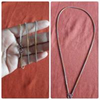 ราคา สร้อยคอสแตนเลสแท้ สี 2กษัตริย์ 20"22" G0390 (616704599)