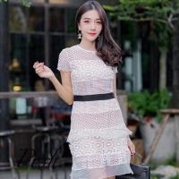 ราคา เดรสลูกไม้สีขาว งานป้าย Orange Juice (2131131119)