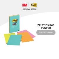 ราคา 3M Post-it Super Sticky Notes, 660S-2, มีซับใน 90 แผ่น/แพ็ค, 4 x 6 นิ้ว, สีฟ้า, สําหรับเตือนและบันทึก (18287810745)