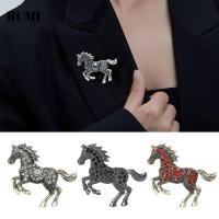 ราคา เข็มกลัดลายม้าวิ่ง ตราสัตว์จักรราศีโบราณ เพชรสังเคราะห์ สไตล์วินเทจ (49201863176)